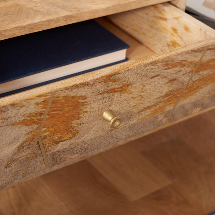 Loon Peak® Wood Drawer Storage Bench Wayfair